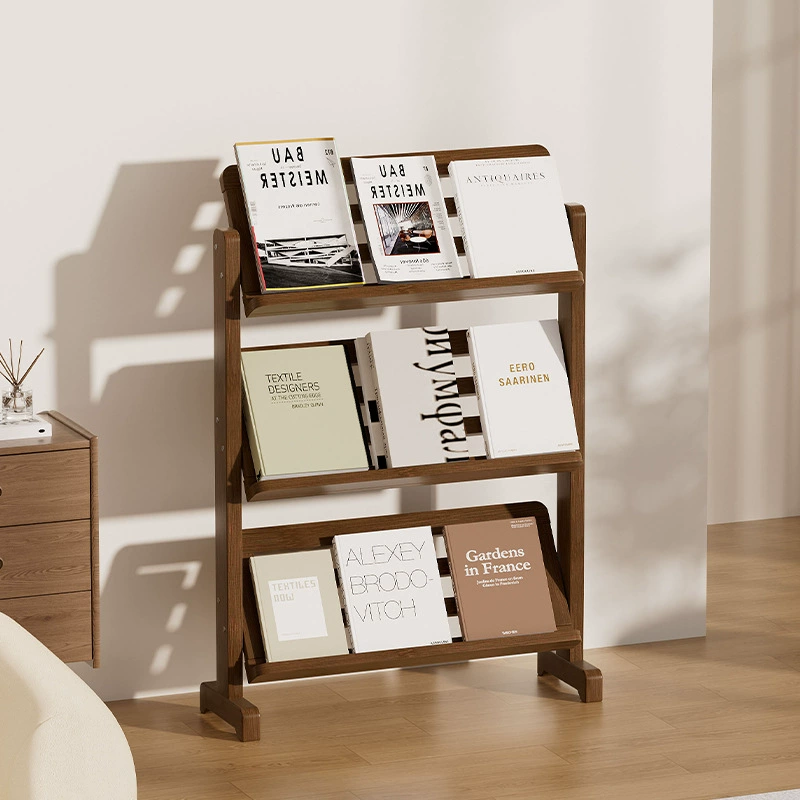 Книжная полка полка для газет и журналов Книжная многоуровневая полка для кабинета
