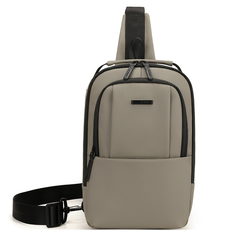 WEPOWER nuevo hombre alto sentido mochila simple bolsa de hombro casual bolso de pecho de viaje diario