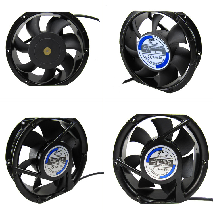 17251 172*172*51mm风扇17cm厘米 滚珠散热风扇 12V 24V 48V