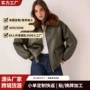 跨境爆款口袋复古夹克