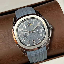 鹦鹉螺机械表手雷机械手表男表钢表之王5261胶带夜光日历防水腕表