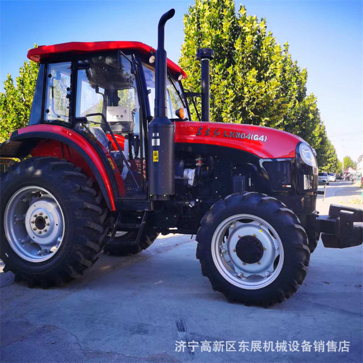 厂家供应四轮拖拉机 东方红动力拖拉机 旋耕犁地四驱拖拉机