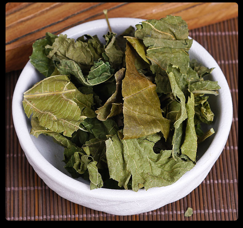 Frost Mulberry Leaf Granules (Morus alba) — Dried Food-Herb Mulberry Leaf Tea, 500g Bulk preparation