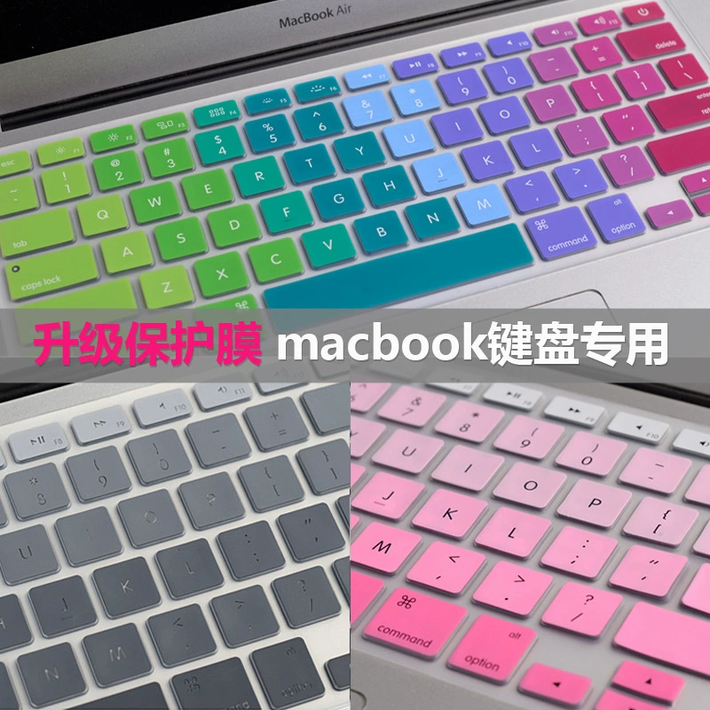 Apple, compatible protective rainbow iPhone13 Pro, keyboard, dust cover, macbook, gradient