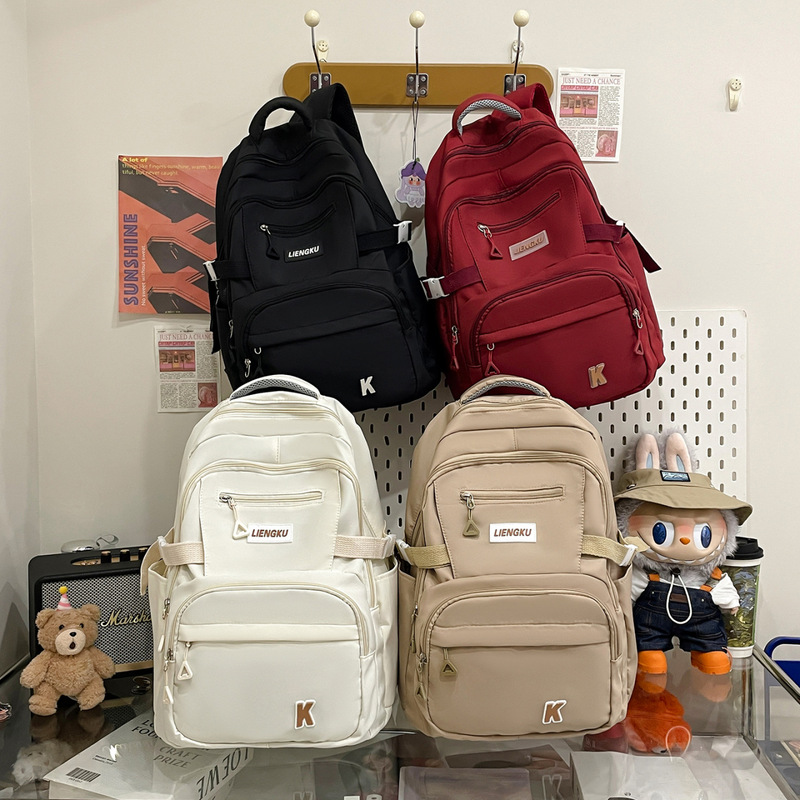 大容量中学生スクールバッグ女性多層旅行コンピュータバックパック日本多用途キャンパスカジュアルバックパック|undefined