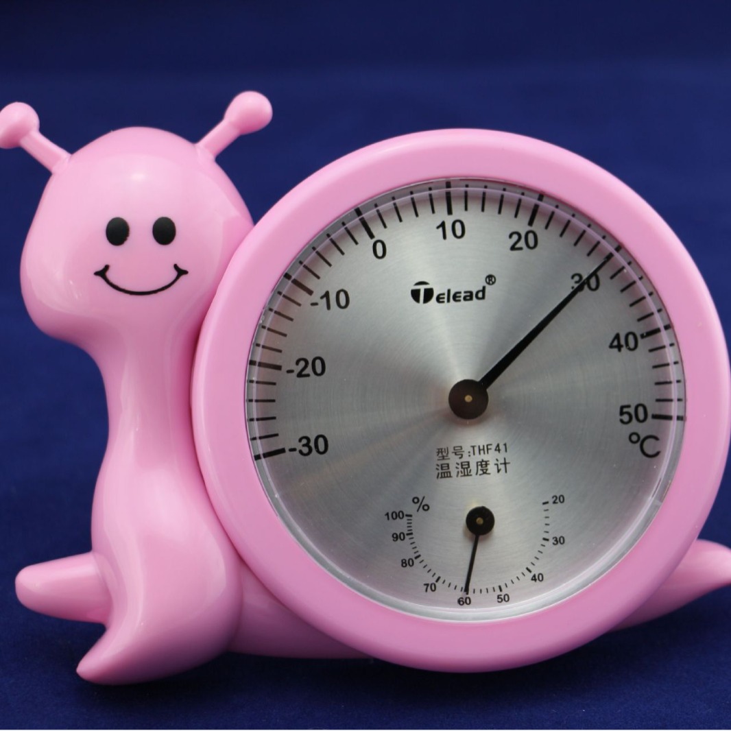 儿童房卡通蜗牛温湿度计 可量身做货 家用温湿度计 批发量大从优
