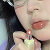 Make -up KEKEMOOD Mu Dongjing's red water wave mist, red matte milk tea color white mirror lip frozen