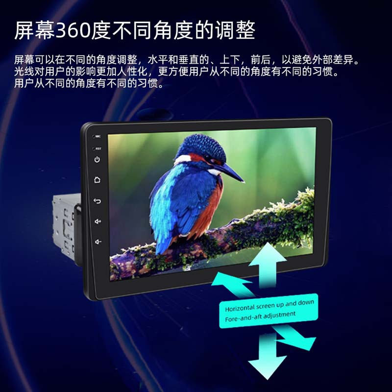 9 inch wireless carplay single spindle capacitive touch screen Bluetooth car MP5 player wince system 9113W