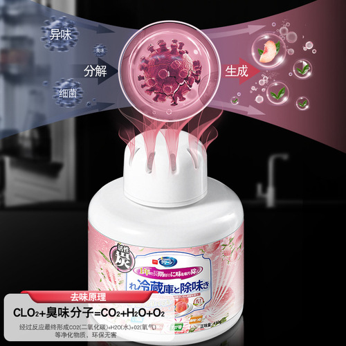 Refrigerator deodorant, deodorizer, purifier, ozone activated carbon, mold removal, disinfection and deodorization box, household deodorant and odor remover