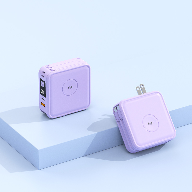 磁気ワイヤレスパワーバンクにはプラグが付属しており、時計のワイヤレス充電をサポートしています。隠しスタンドモバイル電源|undefined