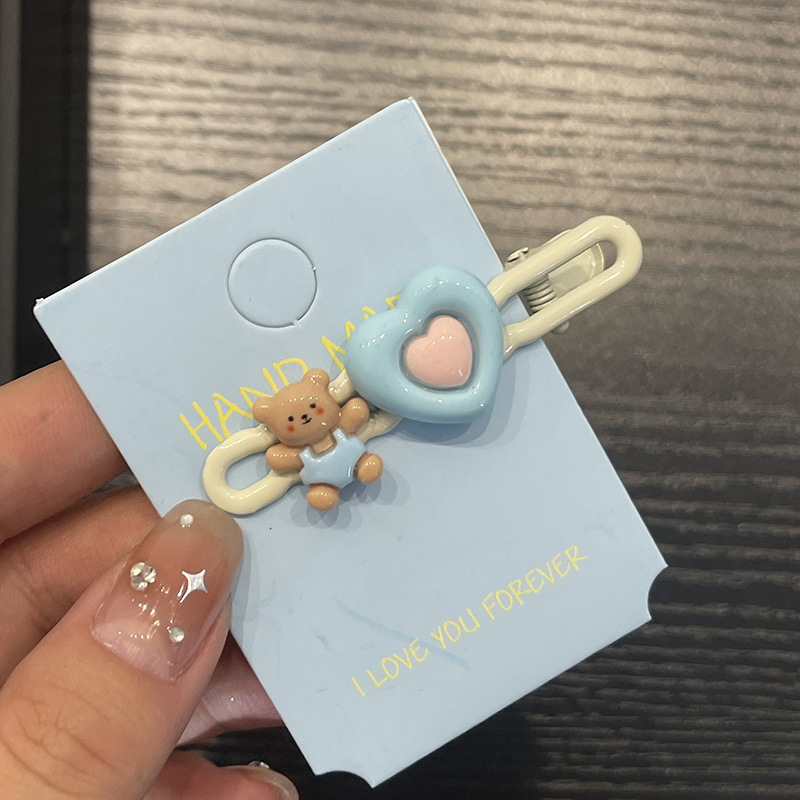 かわいいクラウドヘアピン女性スターサイド前髪クリップ子供カモノハシクリップ小さなグラブクリップヘアピン頭飾り|undefined