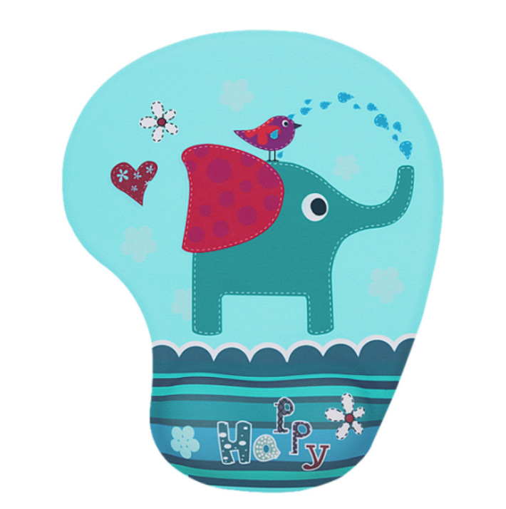 Protector de muñeca alfombrilla de ratón 3D Oficina antideslizante almohadilla suave almohadilla de silicona protector de muñeca computadora de dibujos animados protector de muñeca alfombrilla de ratón al por mayor