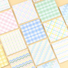 Spot wave plaid texture Small sentimental tone convenience stickers student message memo paper signatures wholesale can be determined logo