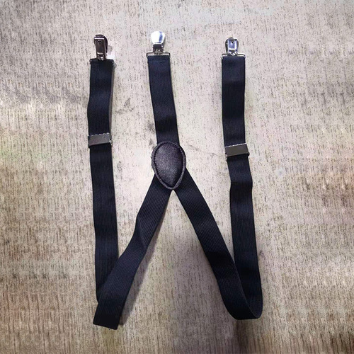 纯色蝴蝶结背带领结中筒袜男童女童宝宝童装配饰一件代发