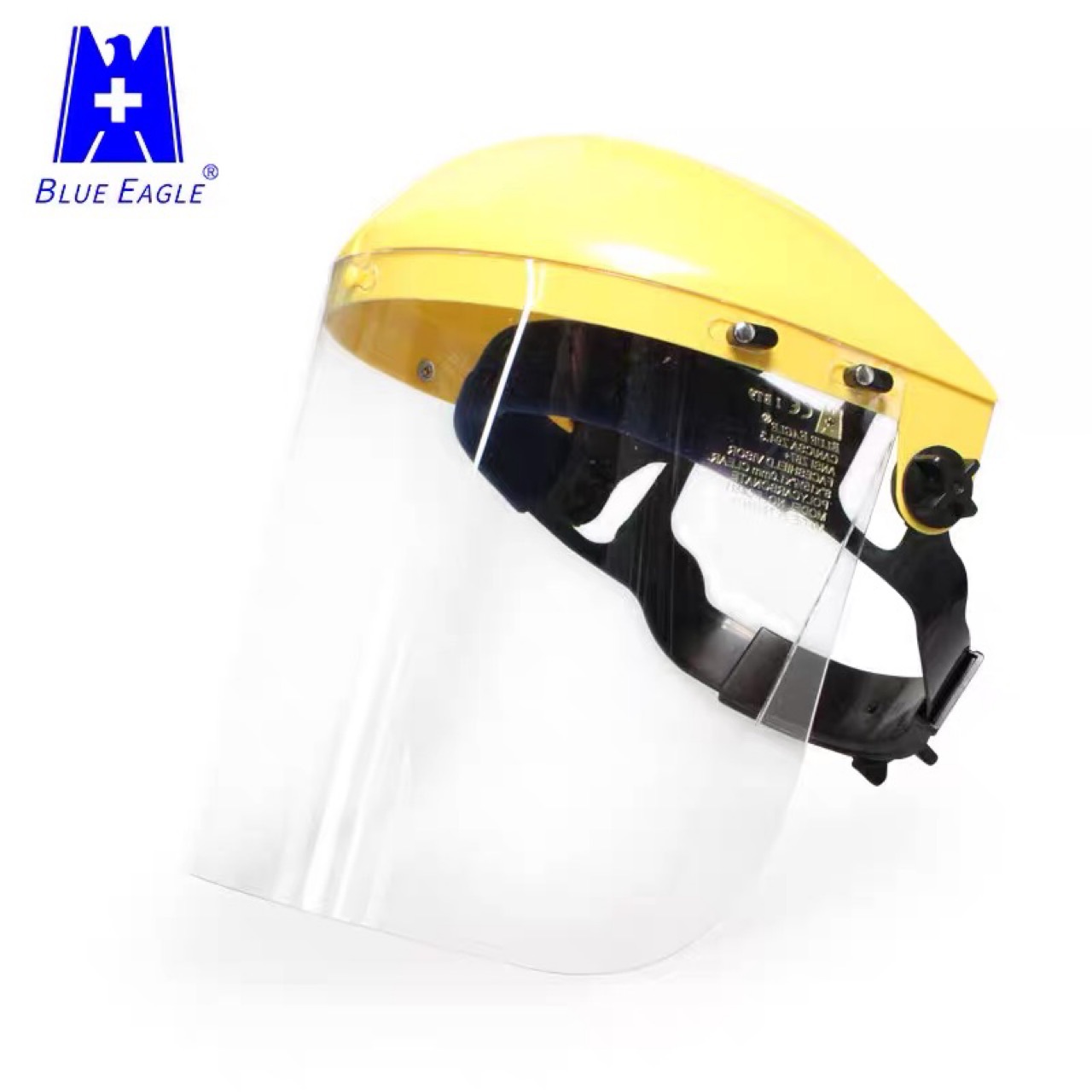 蓝鹰头盔式面屏FC48和支架B1YE套装组合 打磨喷漆眼脸部防护面屏