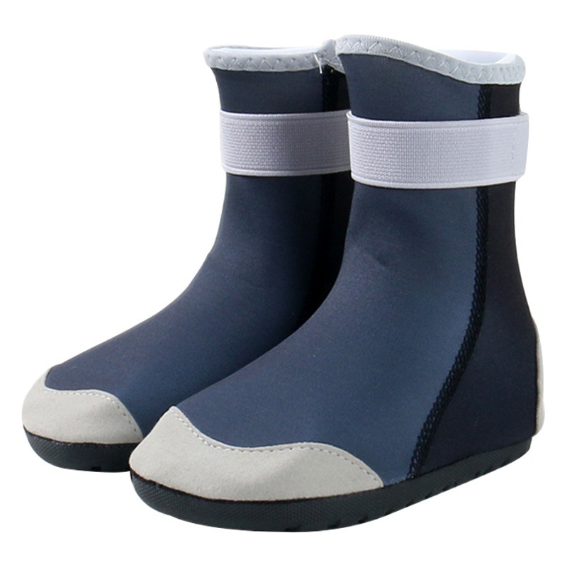 Adult High-tube Beach Shoes and Socks Baby Swimming Diving Traceway Shoes Non-slip Soft Bottom Seaside Shoes for Boys and Girls