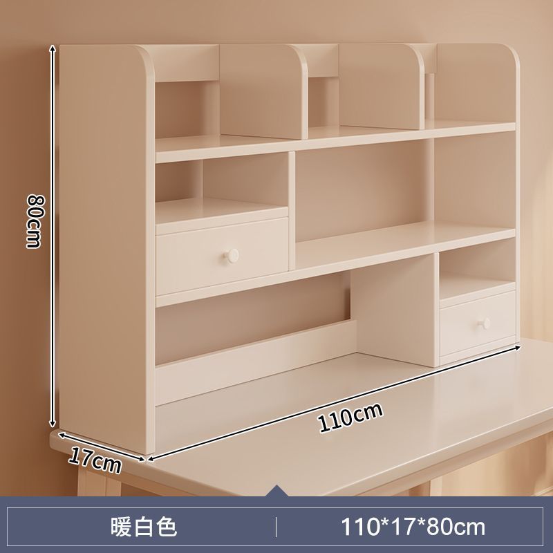 桌面置物架桌上书架学生书桌收纳架子立式多层小型书柜办公室工位|undefined
