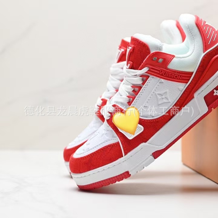 Ventas directas de fábrica de Guangzhou Traienr zapatillas deportivas mujer cemento blanco negro mezclilla plataforma zapatos casuales hombres y mujeres con el mismo estilo