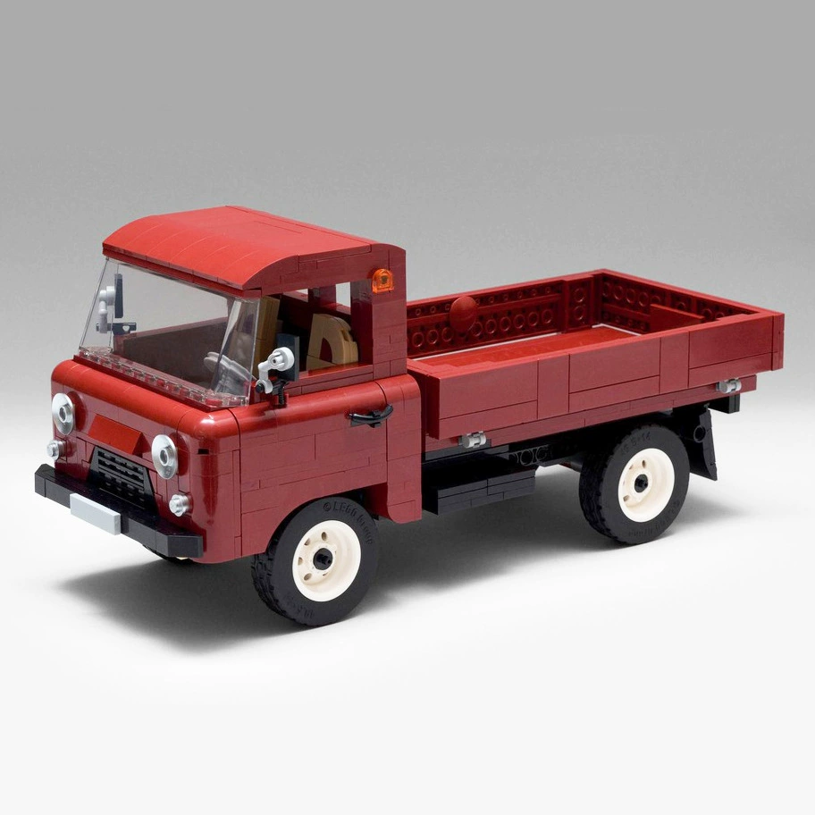 Кроссборд MOC 95535-UAZ 3303 модель грузовика совместимая с конструктором Lego Автомобильная серия строительные блоки маленькие шарики