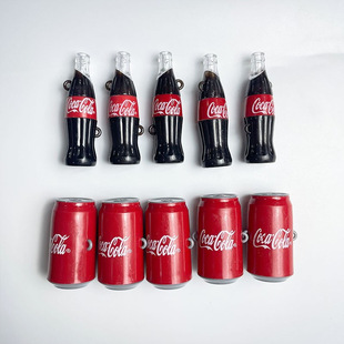 Cross-Border Simulation Labubu Cola Doll Jar Accessories Beverage Cola Bottle Doll Labubu Pendant Accessories Factory
