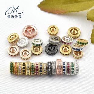 14K��ɫ��ɫ΢��ʯ ����Ȧ�����Ʒ��� �ֹ�diy��朵�����Ȧ