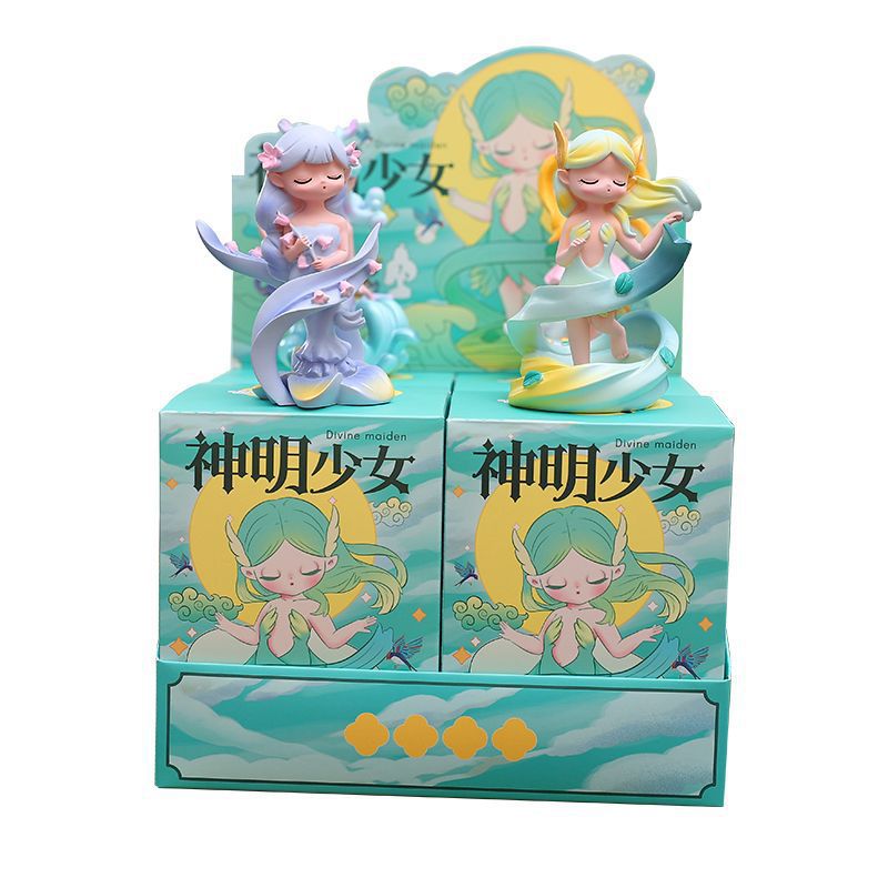 0092 4 filles Shenming / Résine mode boîte aveugle série