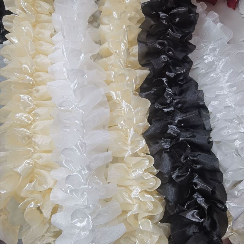 Factory Direct Sales of Six-Row Wide-Width Pearlescent Crystal Yarn for Stage Costumes, Wedding Dresses, Children's Clothing, Fashion DIY Lace Factory Direct Sales of Six-Row Wide-Width Pearlescent Crystal Yarn for Stage Costumes, Wedding Dresses, Children's Clothing, Fashion DIY Lace