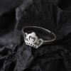 Cute fashionable accessory stainless steel, universal ring, halloween