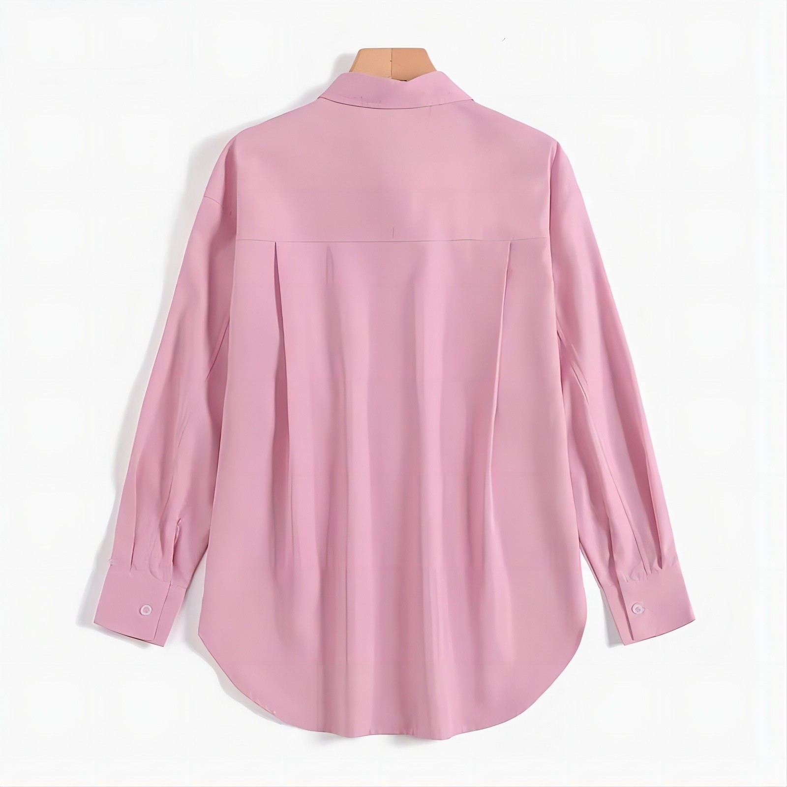 Wholesale Women's Simple Style Solid Color Long Sleeve Pocket Blouses display picture 12