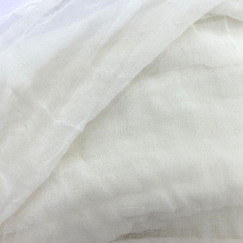 Gaza de algodón de una sola capa de envoltura de tela de algodón, colcha de un solo material para hacer cortinas, bolsas, almohadas, algodón poliéster