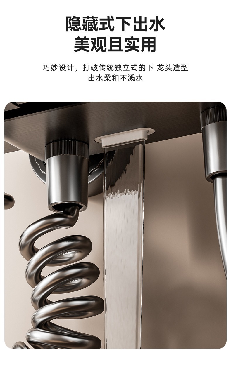 Pressurized intelligent digital display ambient light shower head set, piano keys, four-function gun, grey bathroom, light luxury homestay undefined