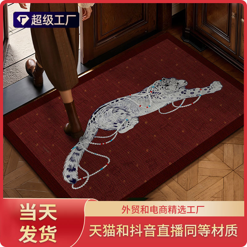 Una nueva explosión de leopardo de nieve belga alfombra antideslizante alfombra doméstica gran alfombra resistente al desgaste image 1