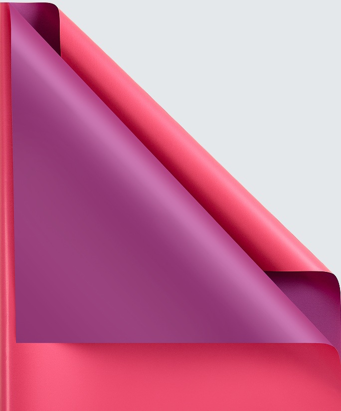 Papel de embalaje de flores floristería ramo floral papel de embalaje de flores papel de regalo papel de doble cara de dos colores Ouya papel al por mayor