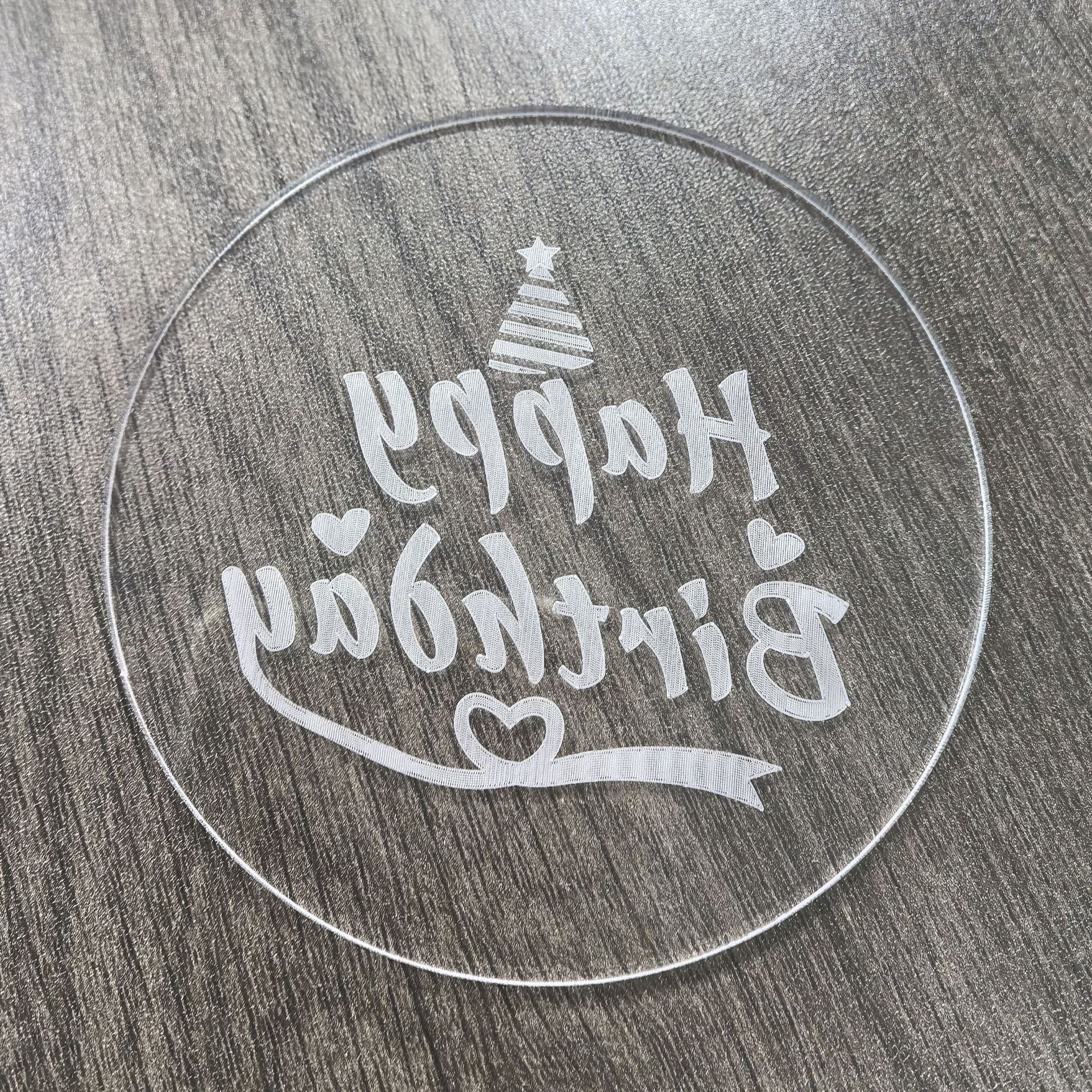 激光切割亚克力原片加工