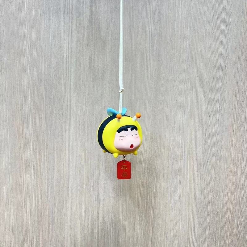 蜡笔小新蜜蜂中控台汽车挂件挂饰后视镜挂件创意礼物可爱车饰车用|undefined