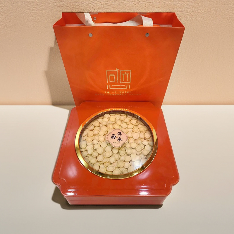 Northeast Specialty Changbai Mountain Ginseng Slices Gift Box, American Ginseng Gift Box, Ginseng Freeze-Dried Slices Gift Box, Ginseng Gift Box