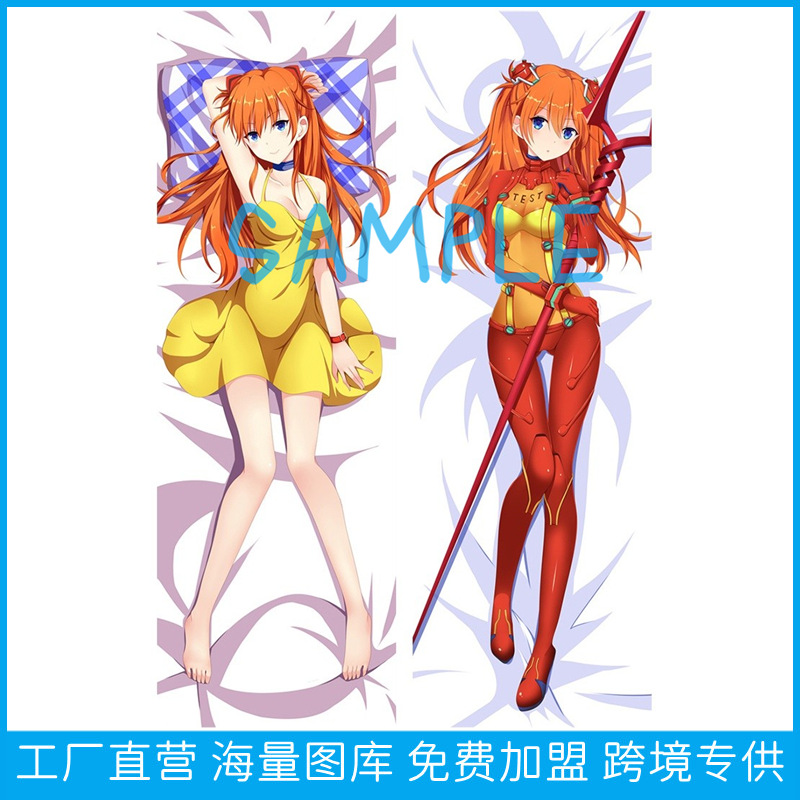 EVA Neon Genesis Evangelion Helkroppskudde Anime Spelkuddevaror