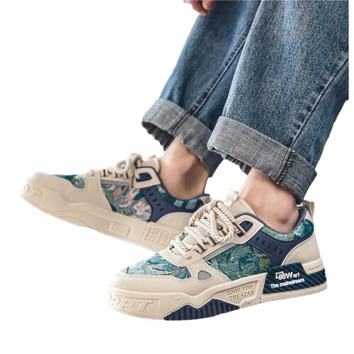 Men's 2025 New Winter Breathable Versatile Niche Original Casual Skate Shoes with Thick Soles and Non-slip Comfort Trend Brand