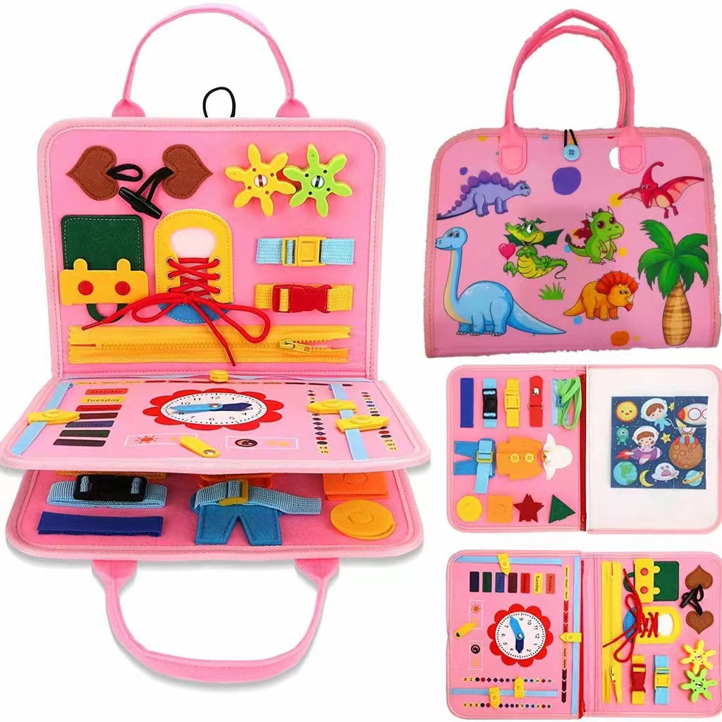 Nuevo cartón de estudio de fieltro transfronterizo de venta caliente para bebés bolsas escolares de fieltro ocupadas para niños
