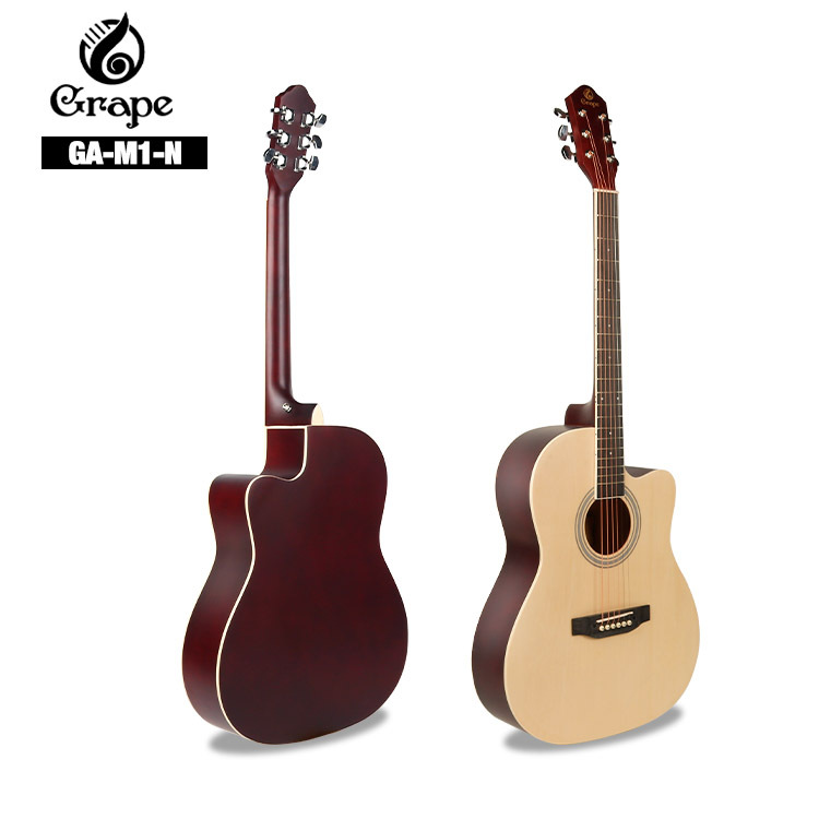 Manufacturer direct-fast GA-M1-39-inch entry-level folk guitar affordable prices and diverse colors 4