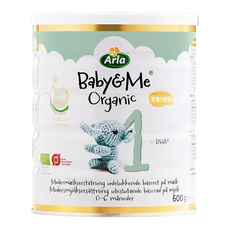 Arla Baby & Me Platinum Edition Organic Infant Formula, Stages 1–3, 600g – Denmark