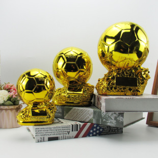 Golden Globe Trophy Football Shooter Engraved Gift Lottery Shop Bar Decorations Fans Souvenir Manufacturers