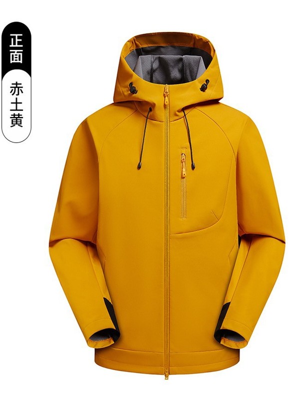 鸟家同款软壳衣男女秋冬防风防水徒步登山服连帽冲锋衣夹克外套LT|undefined