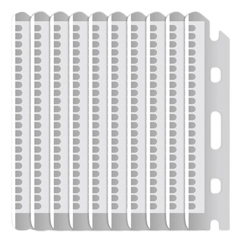 10 шт. Декоративных лезвий для бровей Широкое расстояние макро нож для бровей сетка лезвие из нержавеющей стали нож для бровей в наличии оптом