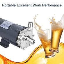 304不锈钢食品级MP系列 微型化工循环泵耐酸碱PP磁力泵耐高温腐蚀