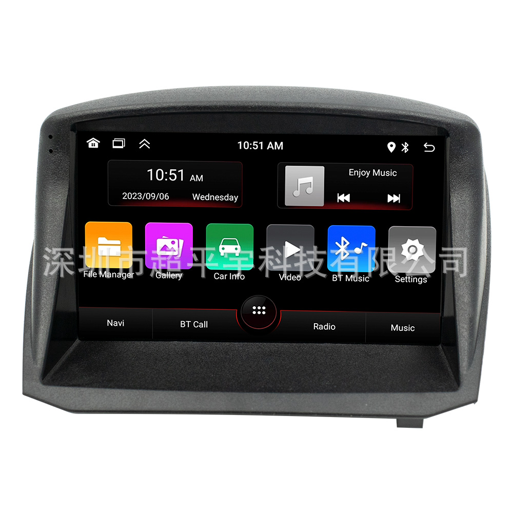 Aplicable a 09 ~ 17 Ford Fiesta Android navegación integrada máquina de cuatro núcleos / ocho núcleos motor