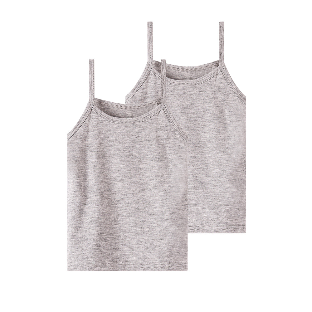 2-pack camisole-grey+grey