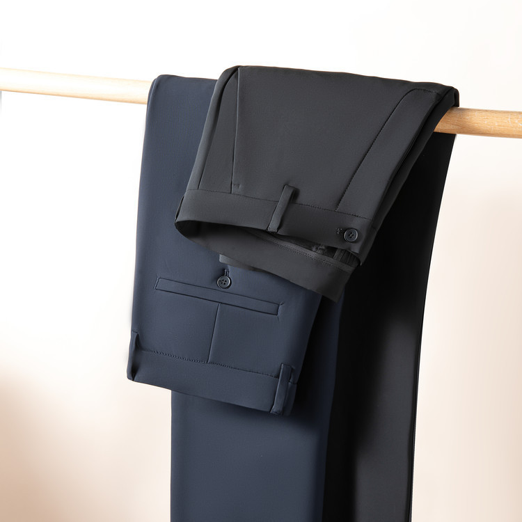 Pierre Cardin's new autumn collection features men's casual pants, including straight-leg, loose-fitting business suit pants for middle-aged men, suitable for summer wear Pierre Cardin's new autumn collection features men's casual pants, including straight-leg, loose-fitting business suit pants for middle-aged men, suitable for summer wear