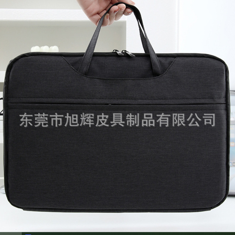 Simple Solid Color Portable Laptop Bag with Fleece Lining, Waterproof Sheepskin Material, 14inch Custom Computer Bag Simple Solid Color Portable Laptop Bag with Fleece Lining, Waterproof Sheepskin Material, 14inch Custom Computer Bag