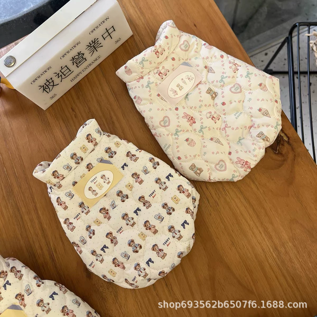 Корейская версия осенней и зимней собаки теплая хлопчатобумажная одежда для домашних животных жилет милый шнауцер Тедди Би медведь